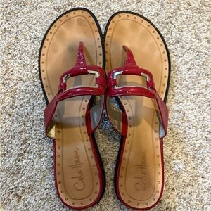 Cole Haan Red Sandals Size 10.5